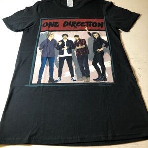 One Direction Jingle Ball Black Graphic Band Tee, Small, EUC, 100% Cotton